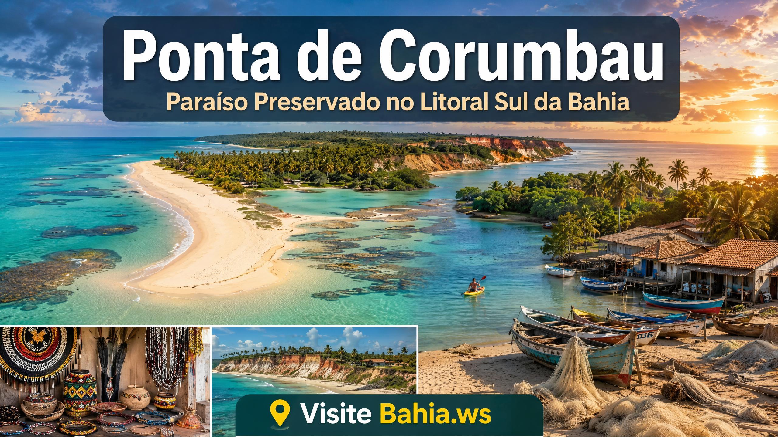 Ponta de Corumbau — paraíso preservado no litoral sul da Bahia